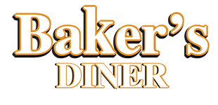 bakers diner logo white